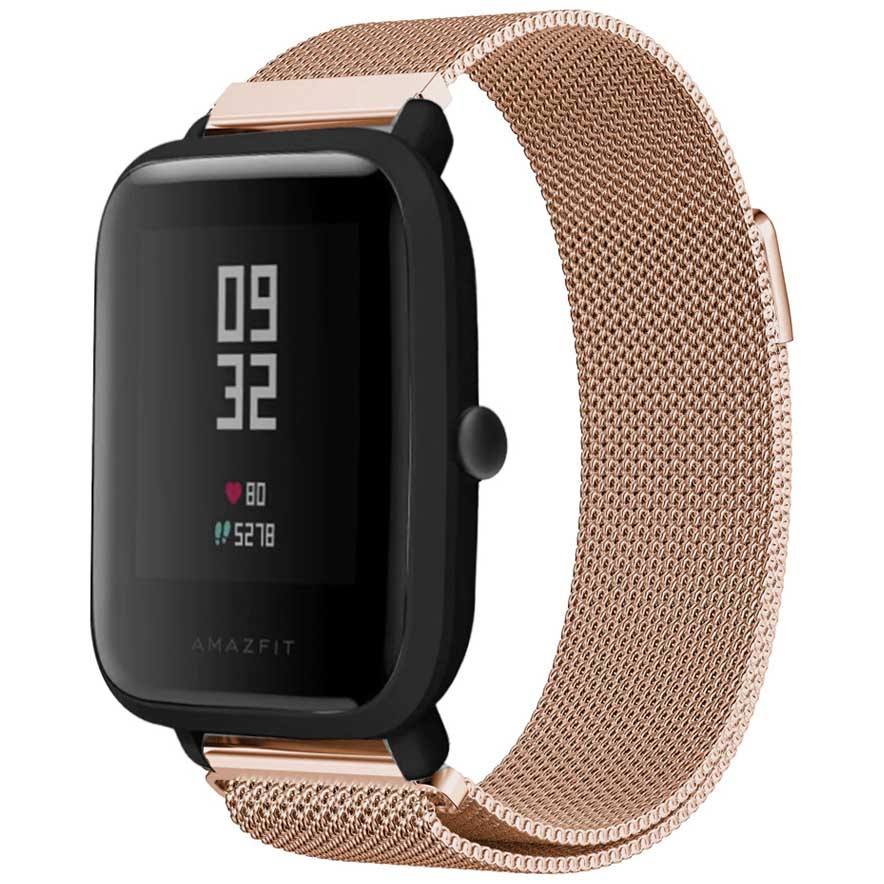

Ремешок Milanese Loop для Xiaomi Amazfit / Samsung 20 mm (Champagne gold)