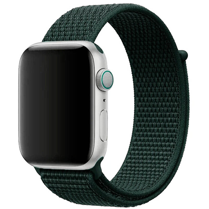 

Ремешок Nylon для Apple watch 42mm/44mm Зеленый / Dark green (147625)