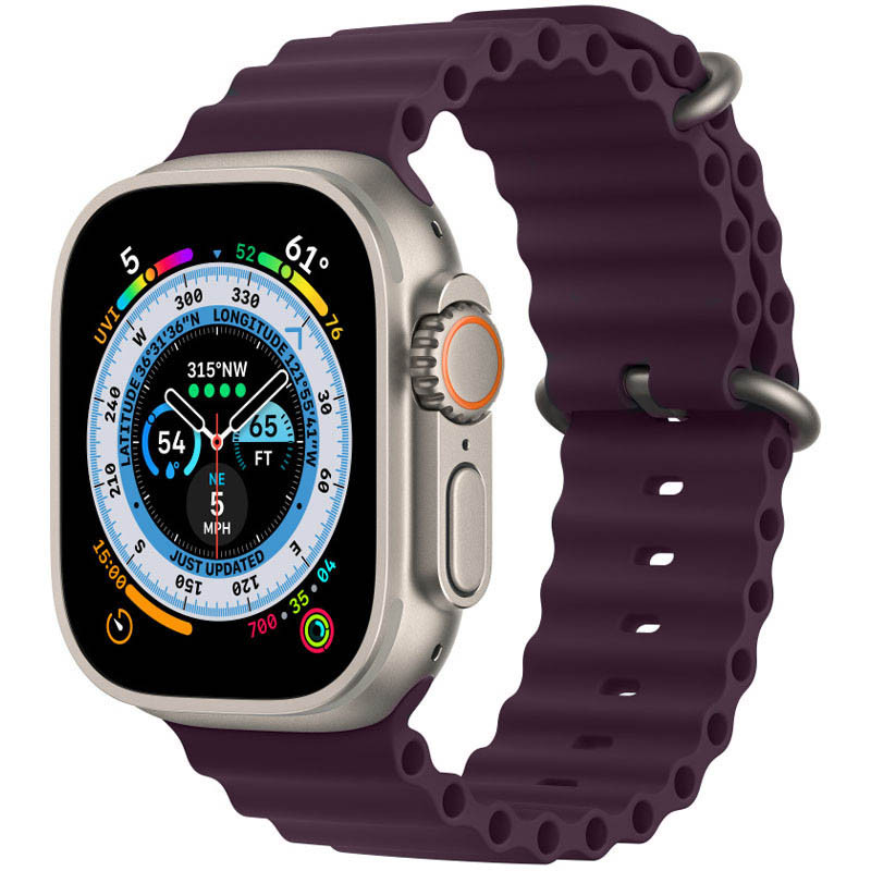 

Ремешок Ocean Band для Apple watch 42mm/44mm/45mm/49mm Бордовый / Plum (251470)