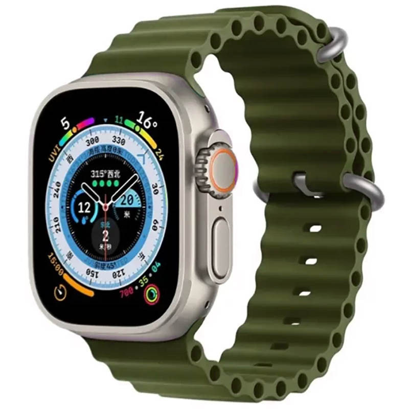 

Ремешок Ocean Band для Apple watch 42mm/44mm/45mm/49mm Зеленый / Dark Olive (251472)