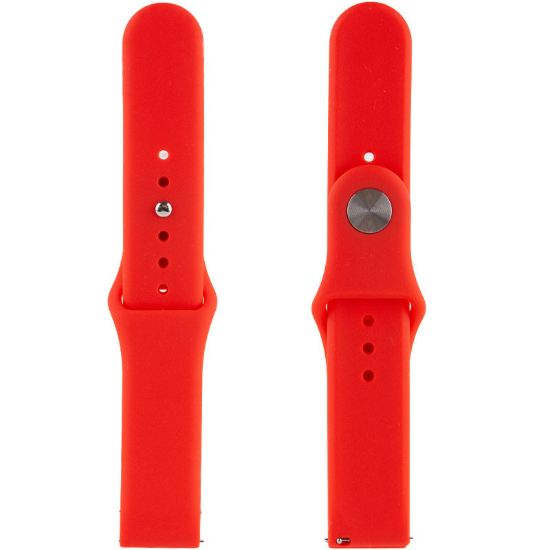 

Ремінець Silicone Band для Xiaomi Amazfit/Samsung 22 mm (Червоний / Red)