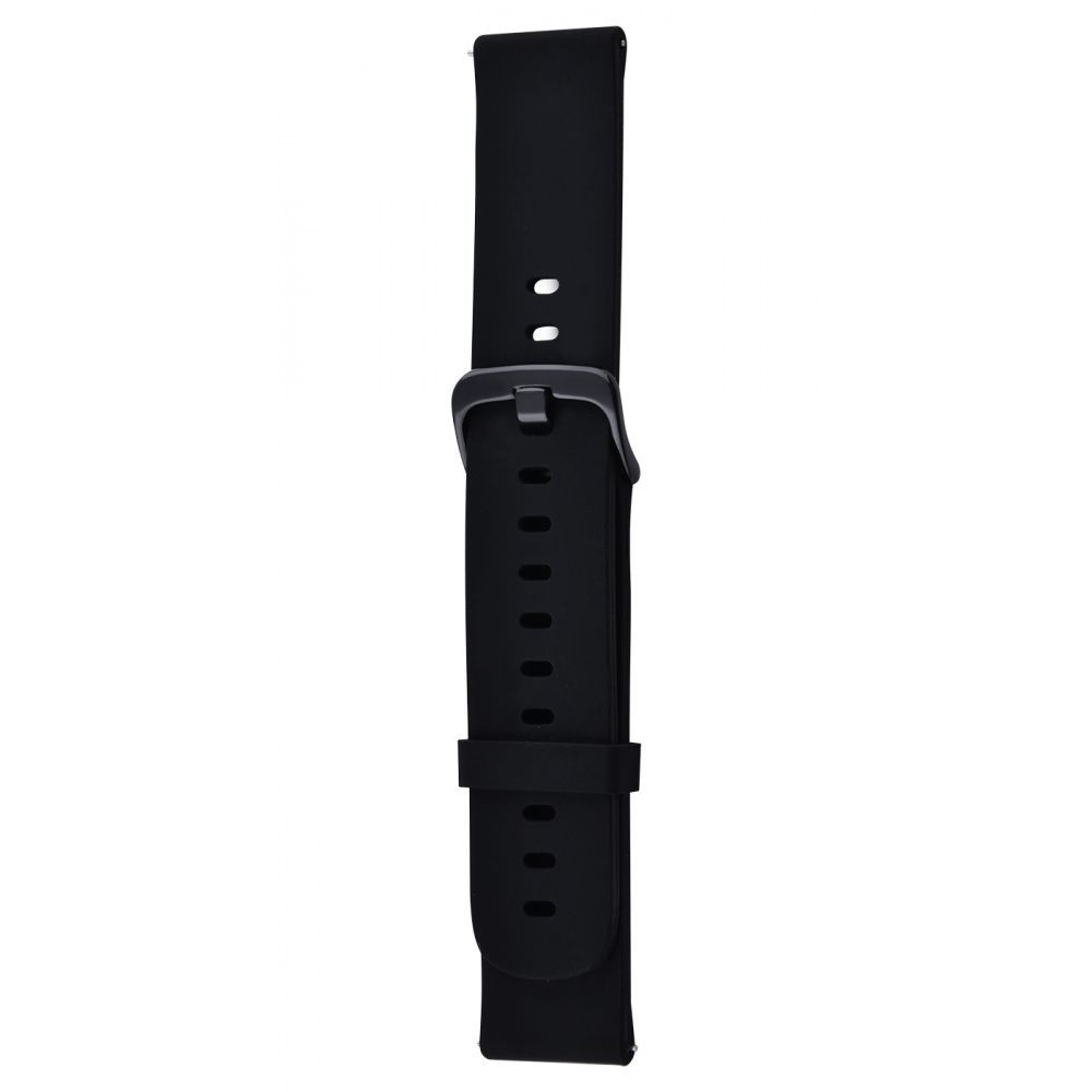 

Ремешок Silicone Original для Xiaomi Amazfit/Samsung 22 mm Черный / Black (223923)