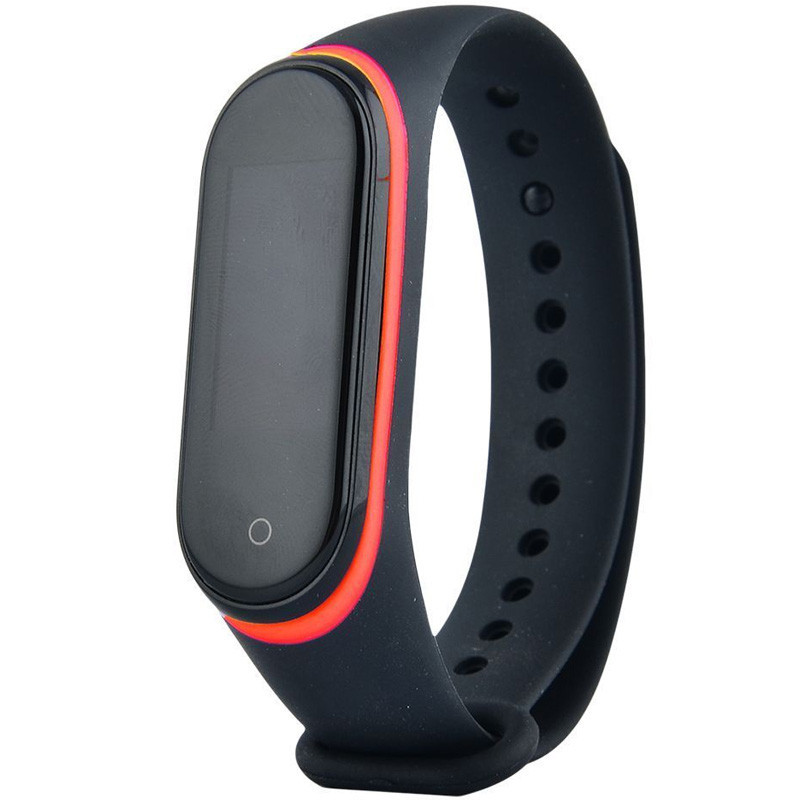 

Ремешок Slim line для Xiaomi Mi Band 5 / 6 Черный / Красный (162341)
