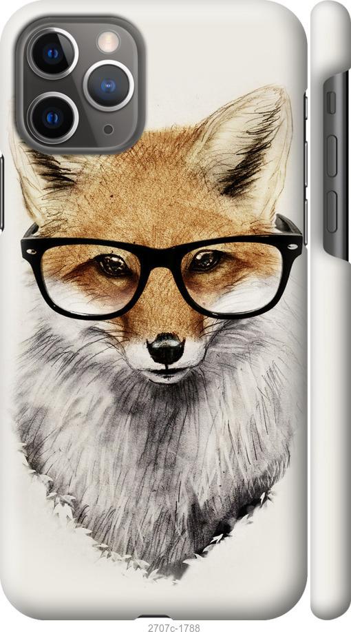 

Чехол на iPhone 11 Pro Лис в очках