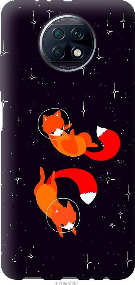 

Чехол на Xiaomi Redmi Note 9T Лисички в космосе