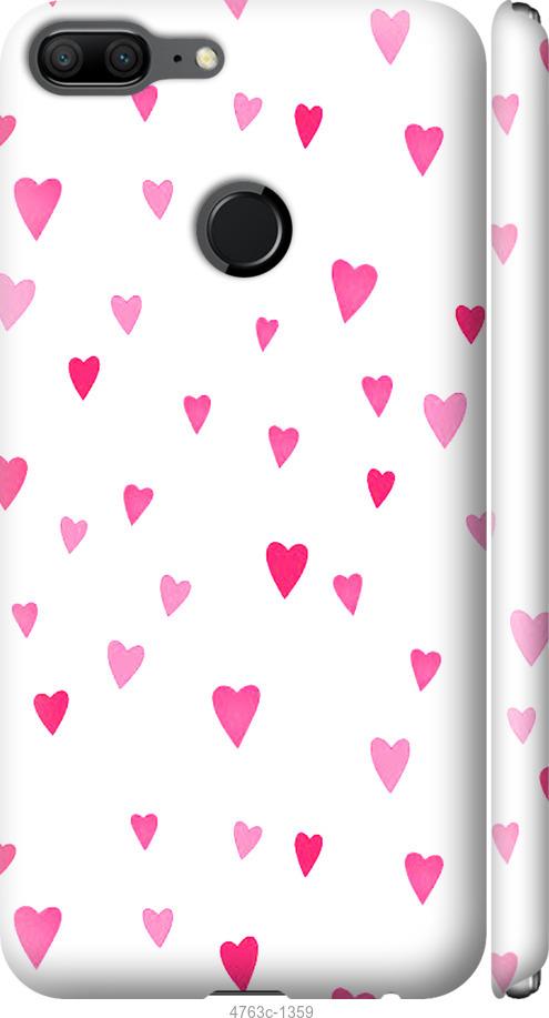 

Чехол на Huawei Honor 9 Lite Сердечки 2