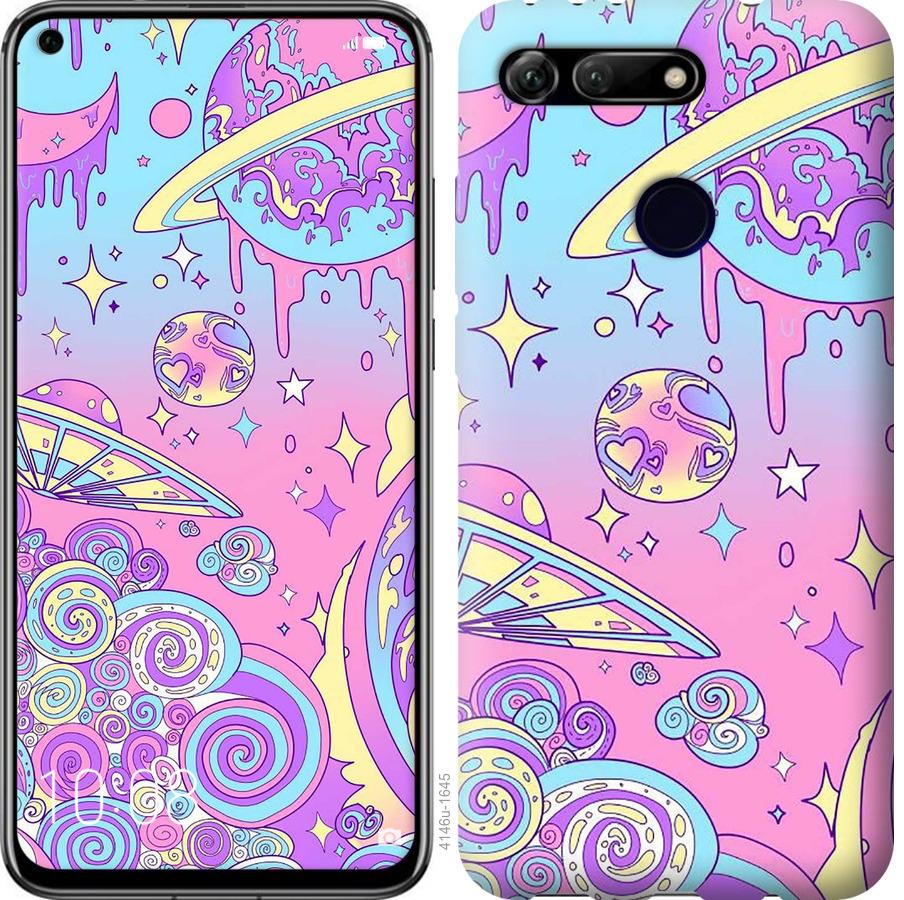 

Чохол на Huawei Honor View 20 Рожева галактика