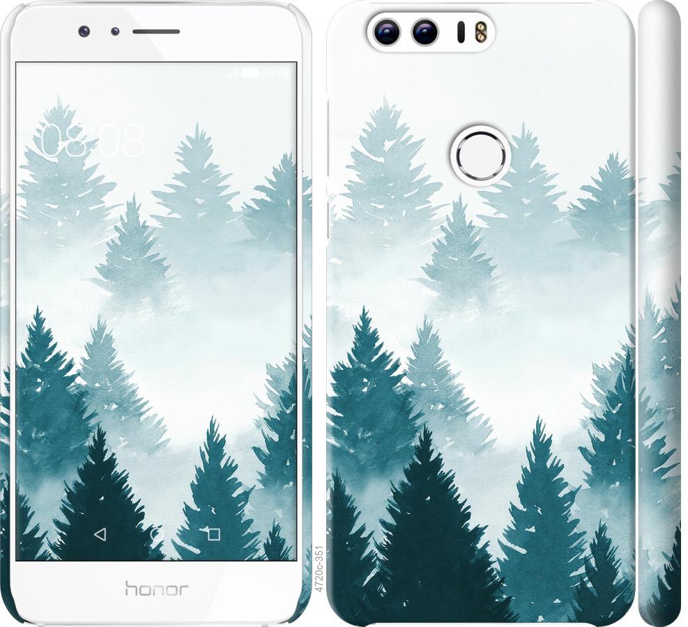 

Чохол на Huawei Honor 8 Акварельні Ялинки
