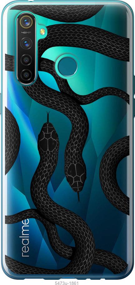 

Чехол на Realme 5 Pro Змеи