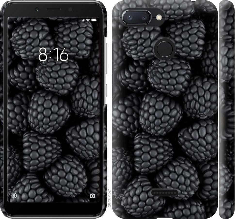 

Чохол на Xiaomi Redmi 6 Чорна ожина