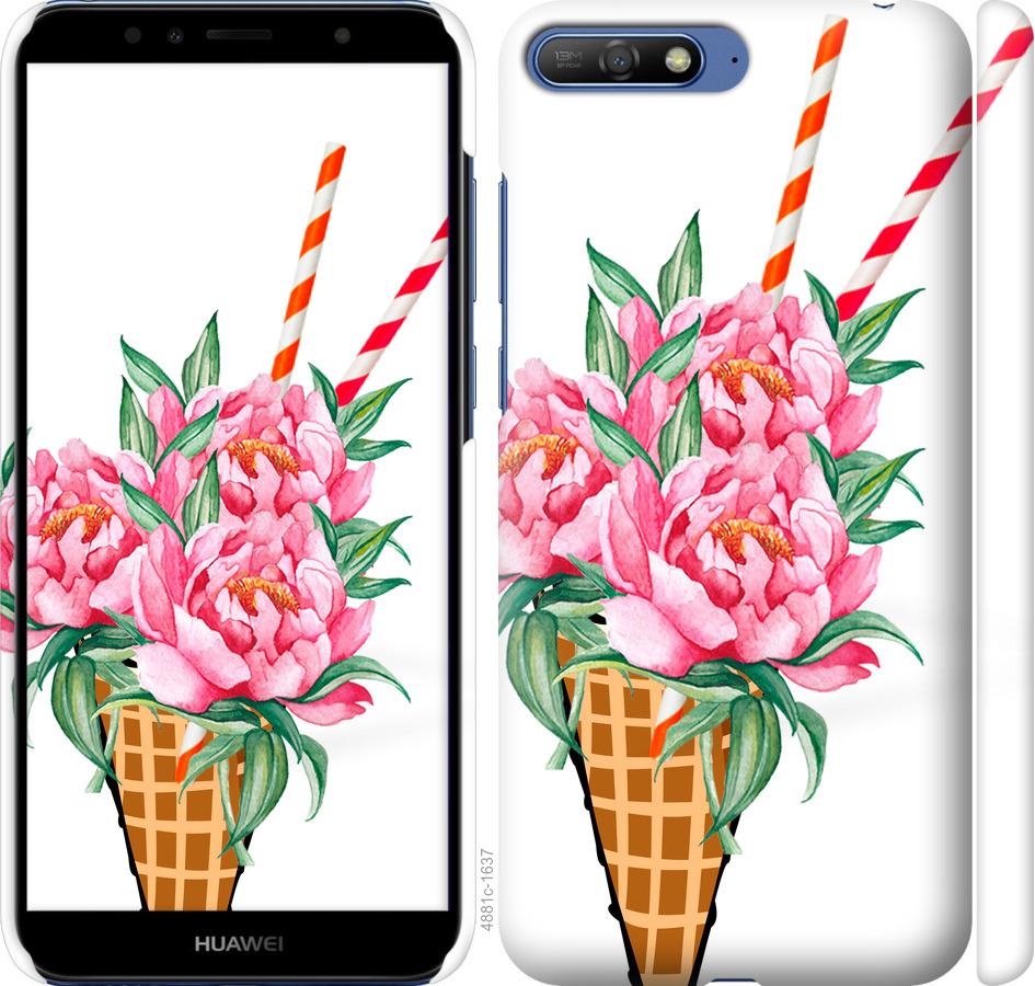 

Чохол на Huawei Y6 2018 Морозиво-піони