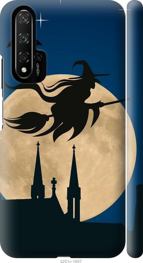 

Чехол на Huawei Honor 20 Ведьма на метле v2