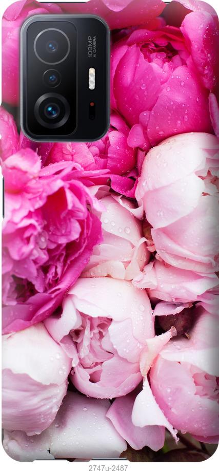 

Чехол на Xiaomi 11T Розовые пионы