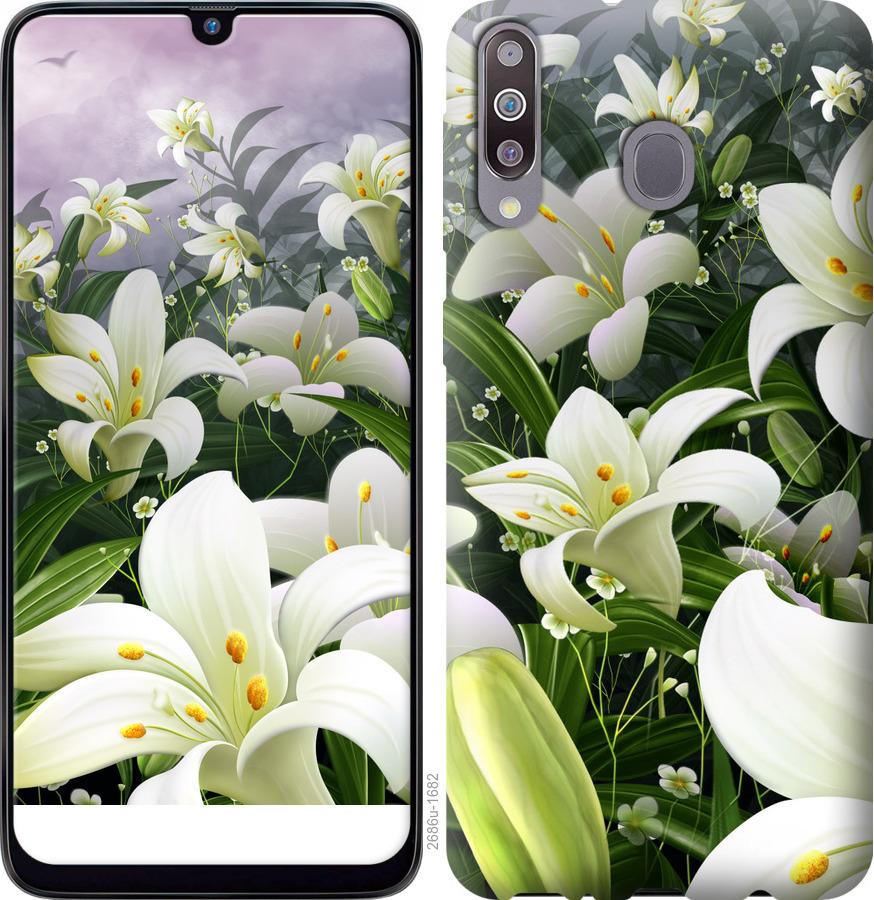 

Чохол на Samsung Galaxy M30 білі лілії