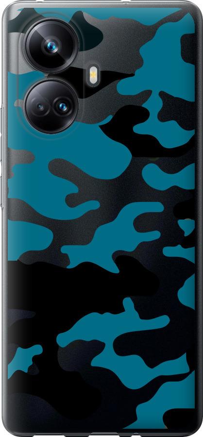 

Чохол на Realme 10 Pro Plus Камуфляж прозорий фон
