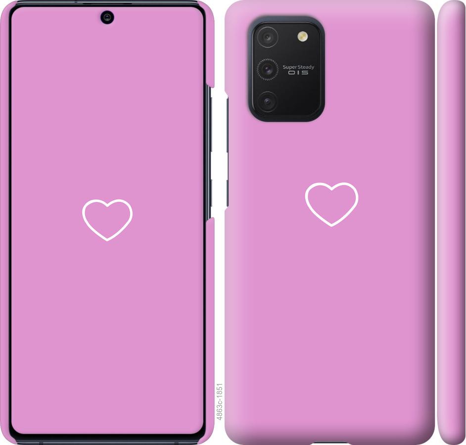 Чехол на Samsung Galaxy S10 Lite 2020 Сердце 2