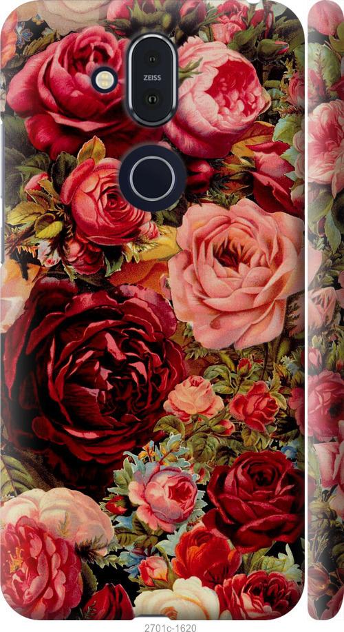 

Чехол на Nokia 8.1 Цветущие розы