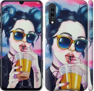 

Чехол на Samsung Galaxy A70 2019 A705F Арт-девушка в очках