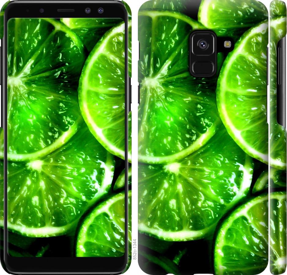 

Чохол на Samsung Galaxy A8 2018 A530F Зелені часточки лимона