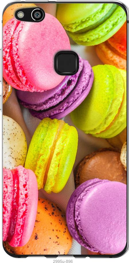 

Чехол на Huawei P10 Lite Макаруны
