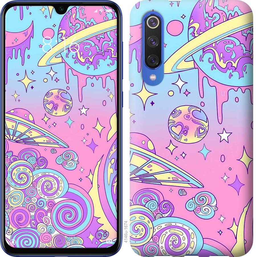

Чохол на Xiaomi Mi Note 10 Рожева галактика