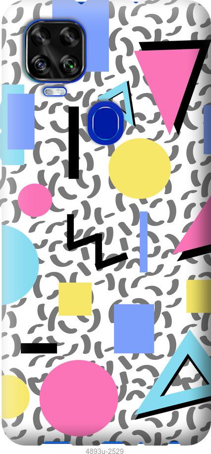 

Чехол на ZTE Blade V2020 Color shapes