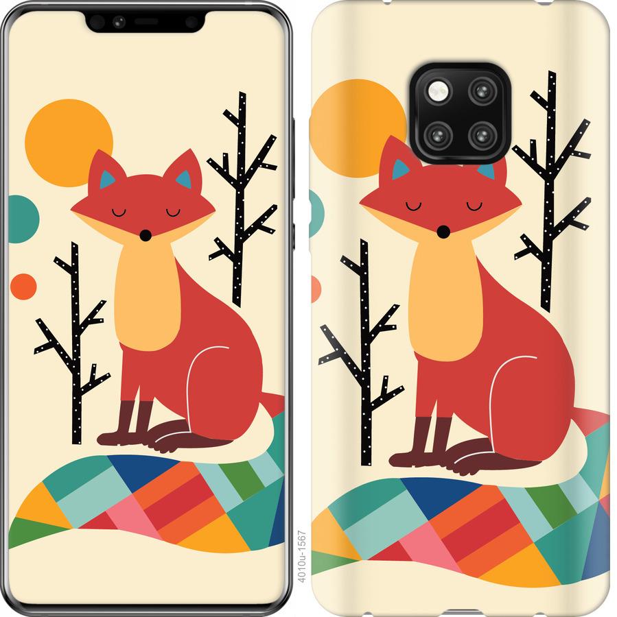 

Чехол на Huawei Mate 20 Pro Rainbow fox