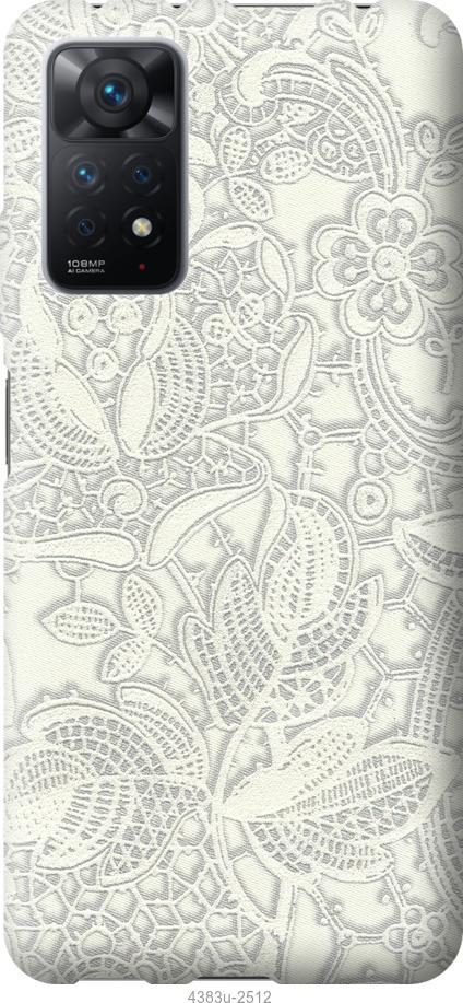 

Чохол на Xiaomi Redmi Note 11 Pro Біле мереживо