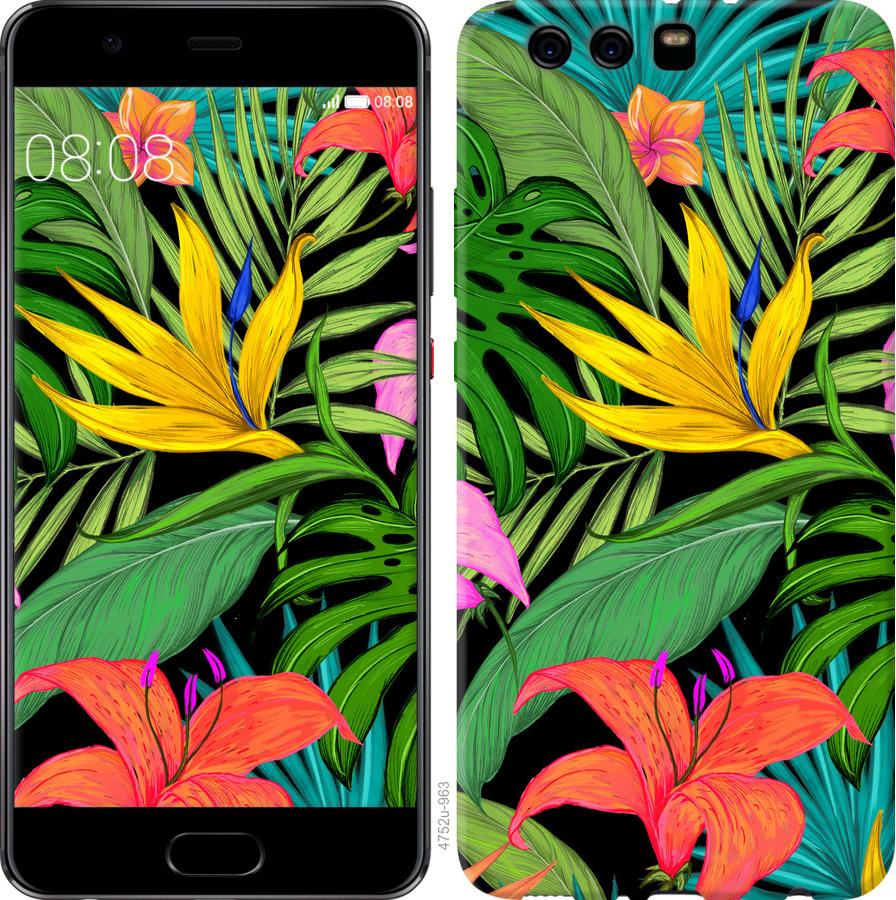 

Чохол на Huawei P10 Plus Тропічні листя 1
