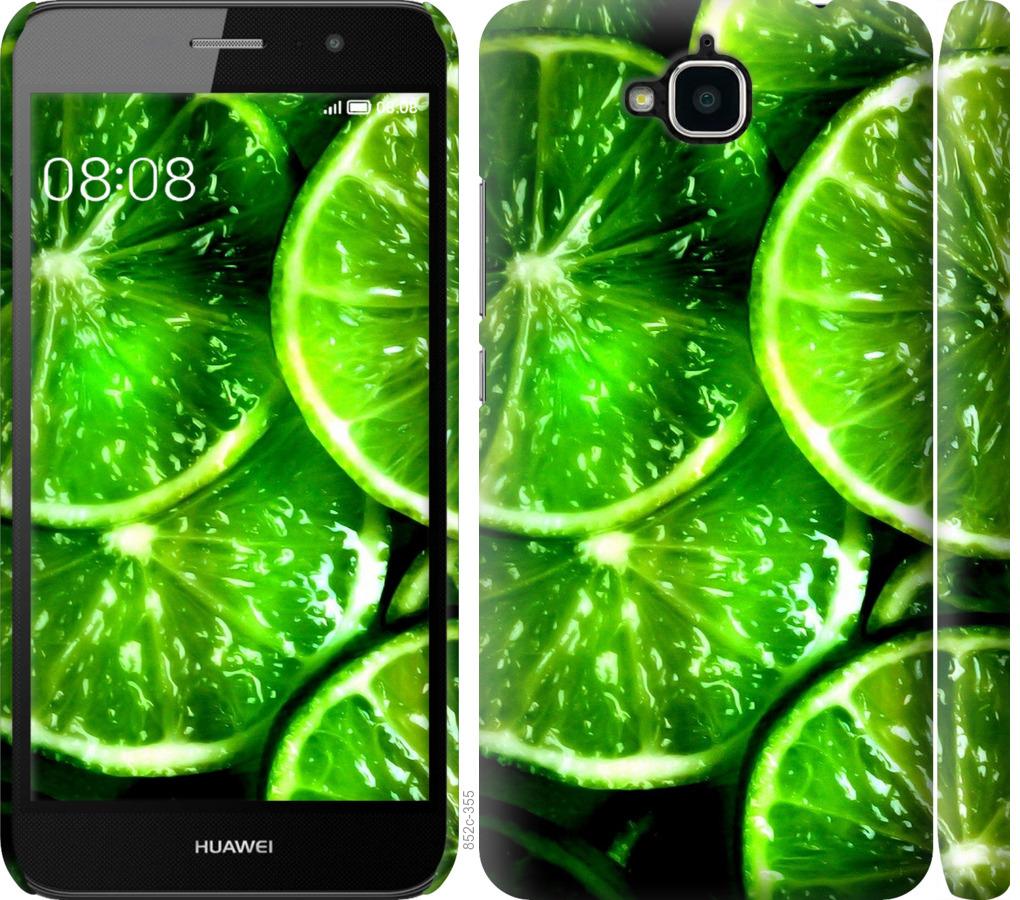 

Чохол на Huawei Y6 Pro Зелені часточки лимона