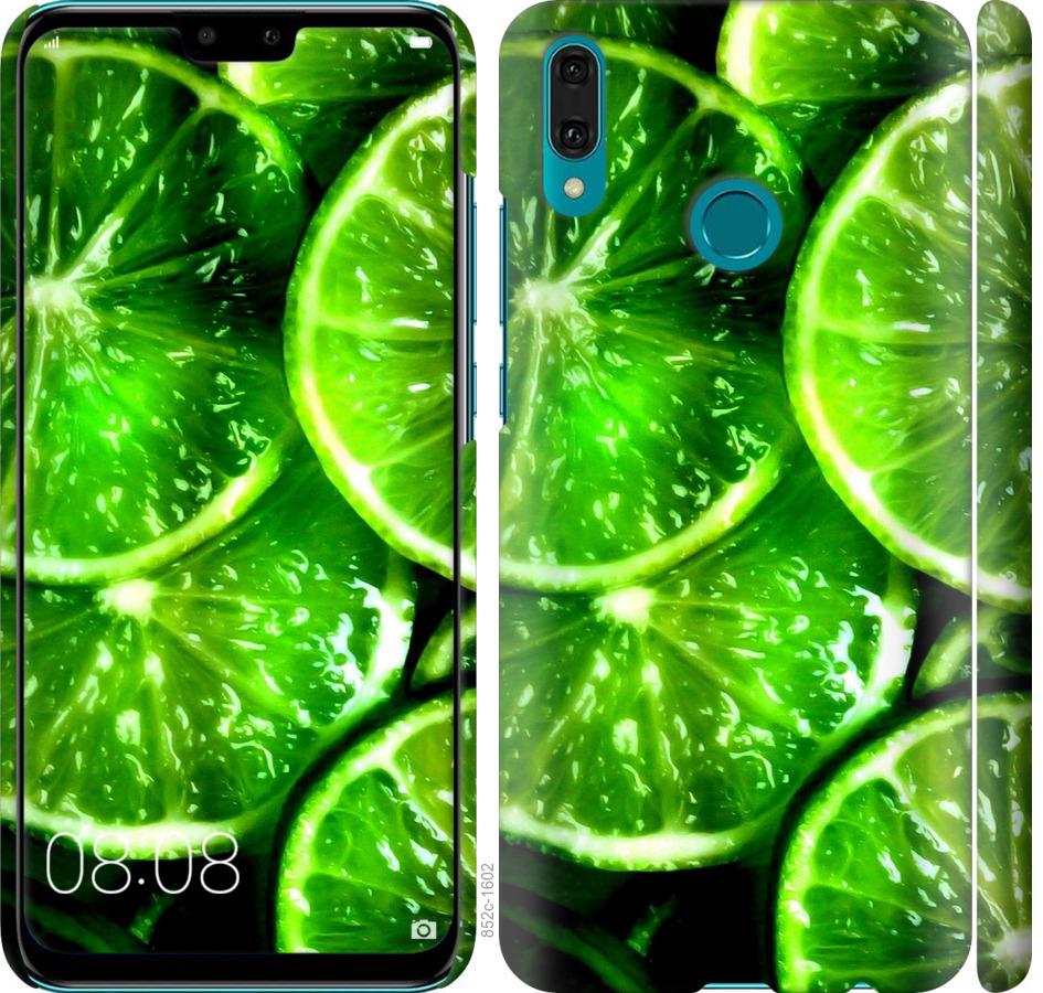 

Чохол на Huawei Y9 2019 Зелені часточки лимона