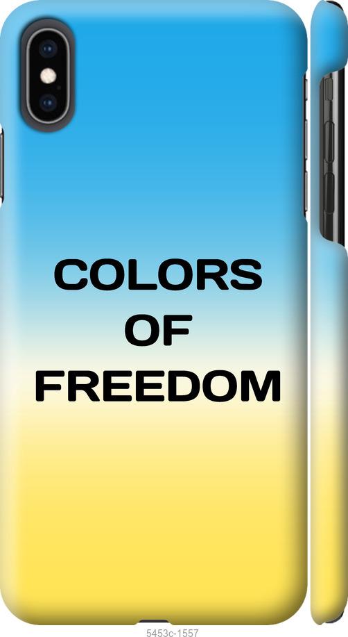 Чехол на iPhone XS Max Colors of Freedom