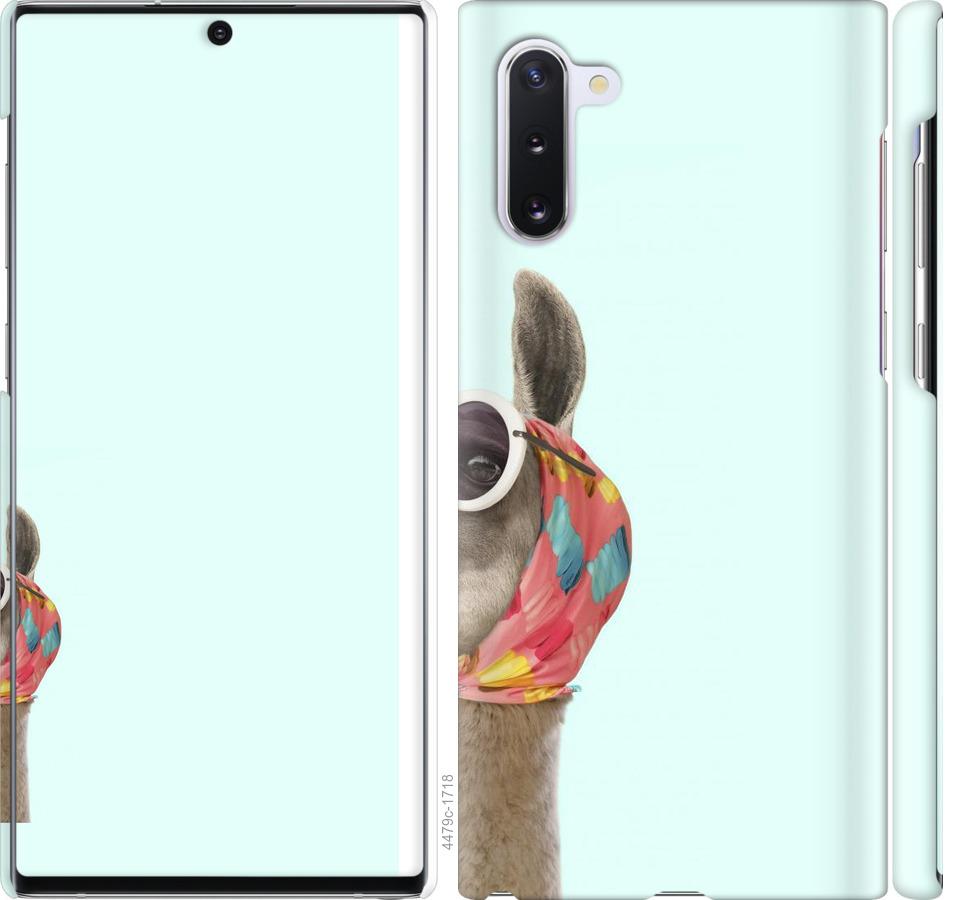 Чехол на Samsung Galaxy Note 10 Модная лама