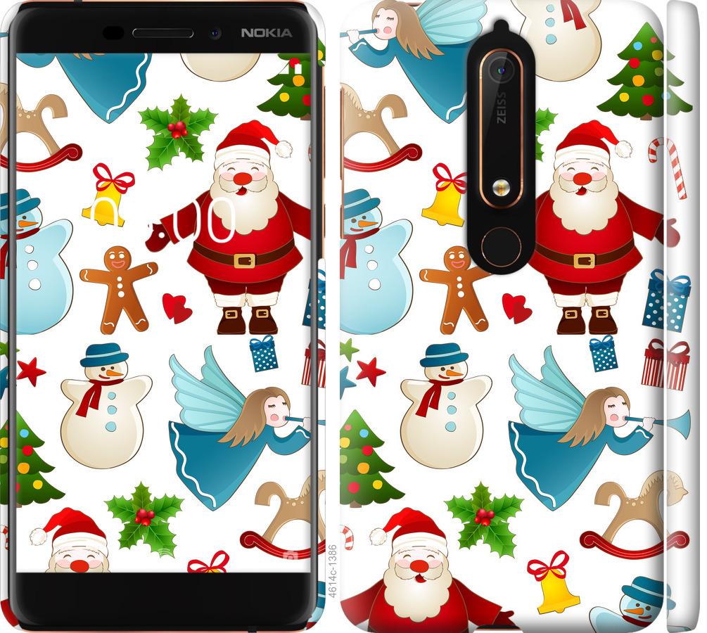 

Чехол на Nokia 6.1 Новогодний 1