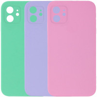 Silicone Case Square Full Camera Protective (AA) NOLOGO для Apple iPhone 11 (6.1")