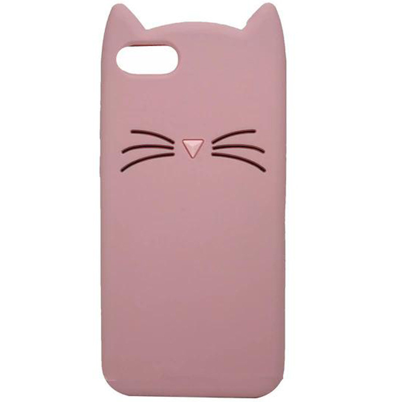 

Силиконовая накладка 3D Cat для Apple iPhone 7 / 8 (4.7") Розовый (120407)