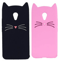 

Силиконовая накладка 3D Cat для Meizu M5c