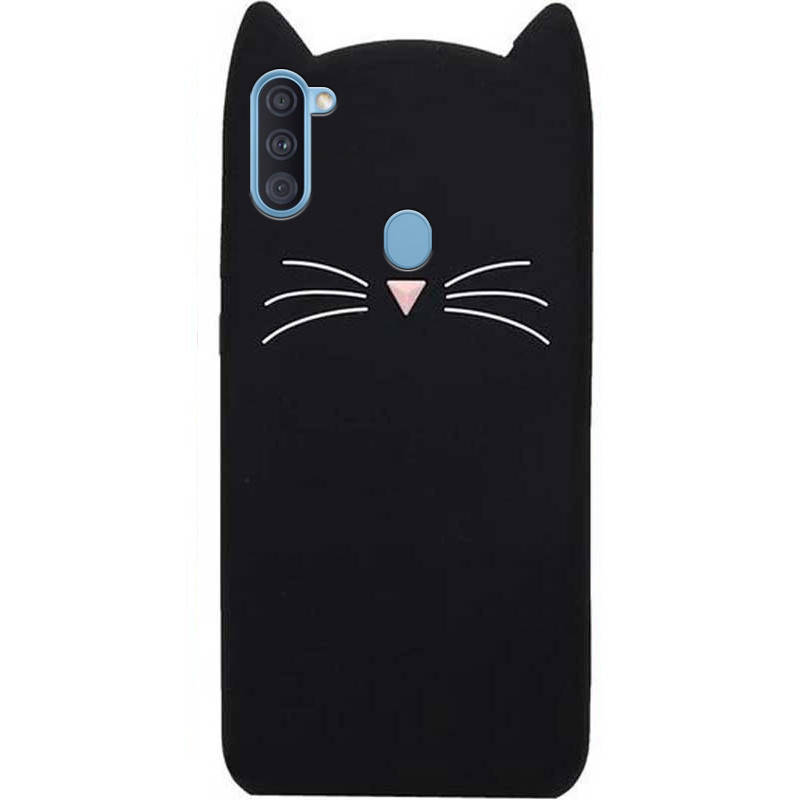 

Силиконовая накладка 3D Cat для Samsung Galaxy A11 Черный (133267)