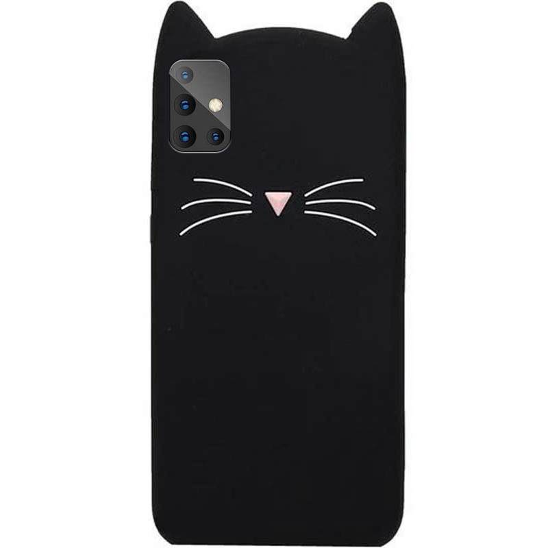 

Силиконовая накладка 3D Cat для Samsung Galaxy A51 Черный (133278)