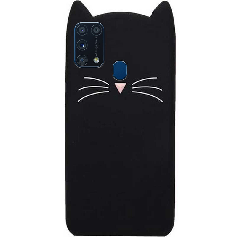 

Силиконовая накладка 3D Cat для Samsung Galaxy M31 Черный (133288)