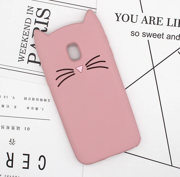 

Силиконовая накладка 3D Cat для Samsung J530 Galaxy J5 (2017) Розовый (98559)
