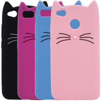 

Силиконовая накладка 3D Cat для Xiaomi Redmi 4X