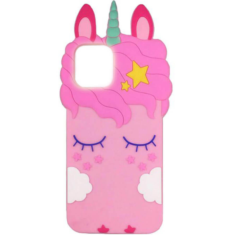 

Силiконова накладка 3D Little Unicorn для Apple iPhone 11 Pro (5.8") (Рожевий, єдиноріг)