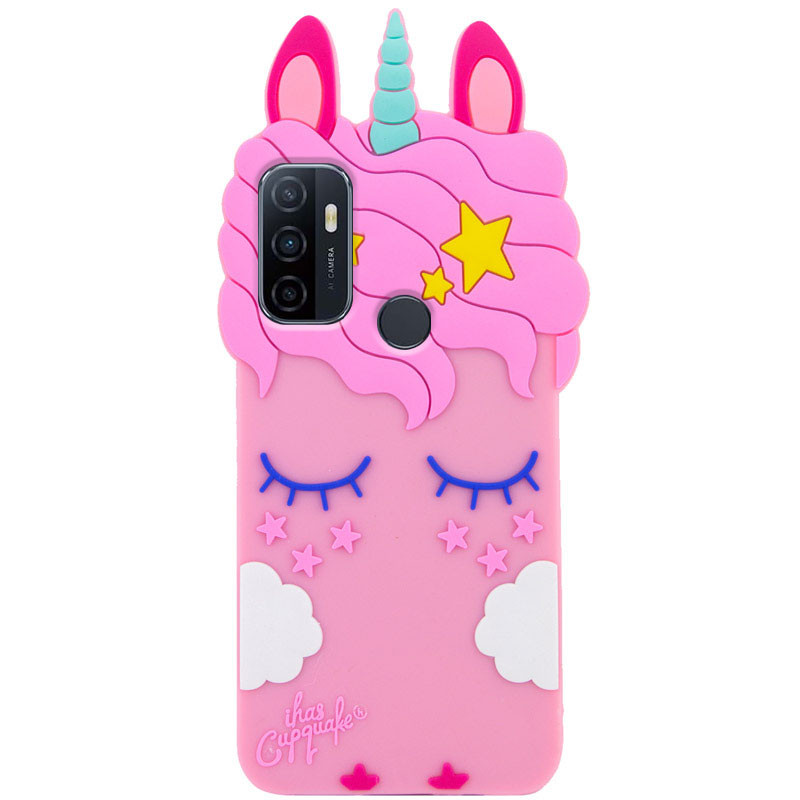 

Силиконовая накладка 3D Little Unicorn для Oppo A53 Розовый, Единорог (151550)