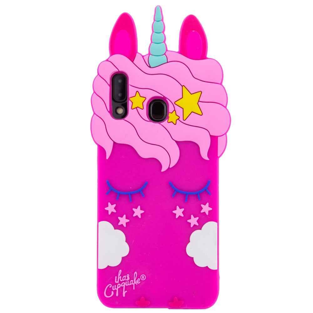 

Силиконовая накладка 3D Little Unicorn для Samsung Galaxy A20 (A205F) Малиновый, Единорог (107901)