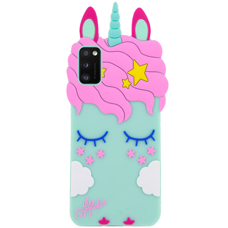 

Силiконова накладка 3D Little Unicorn для Samsung Galaxy A41 (Бірюзовий, єдиноріг)
