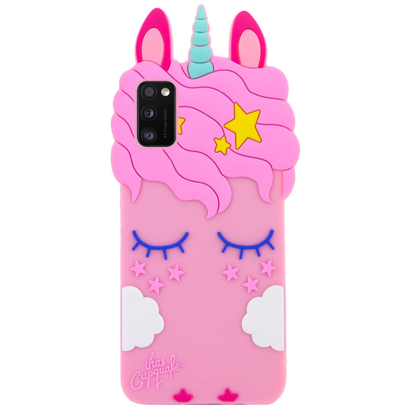 

Силiконова накладка 3D Little Unicorn для Samsung Galaxy A41 (Рожевий, єдиноріг)