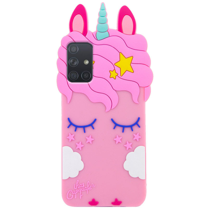 

Силиконовая накладка 3D Little Unicorn для Samsung Galaxy A71 Розовый, Единорог (151509)