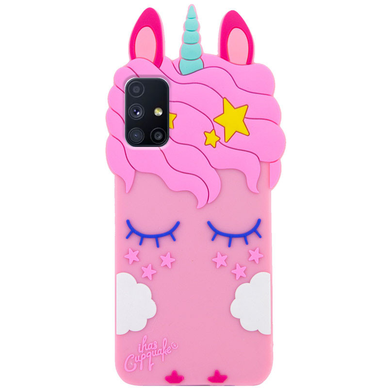 

Силиконовая накладка 3D Little Unicorn для Samsung Galaxy M51 Розовый, Единорог (151530)
