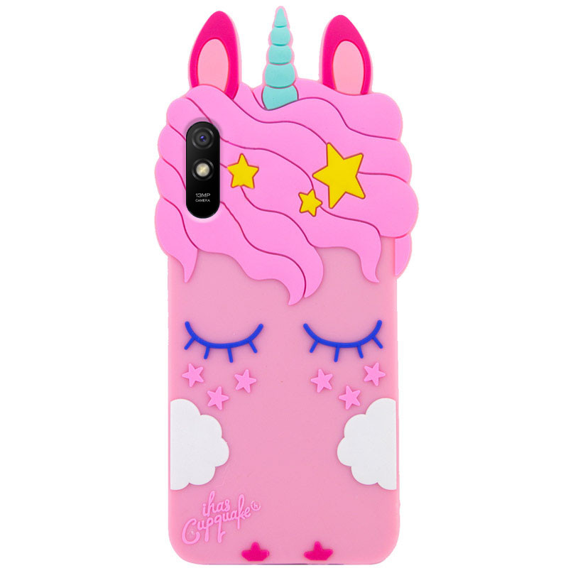 

Силиконовая накладка 3D Little Unicorn для Xiaomi Redmi 9A Розовый, Единорог (151476)
